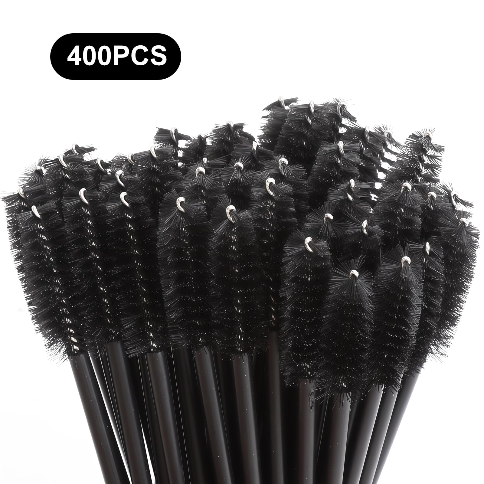 Cepillo Cejas 400 Piezas, Cepillo para Cejas y Pestañas Higiénico