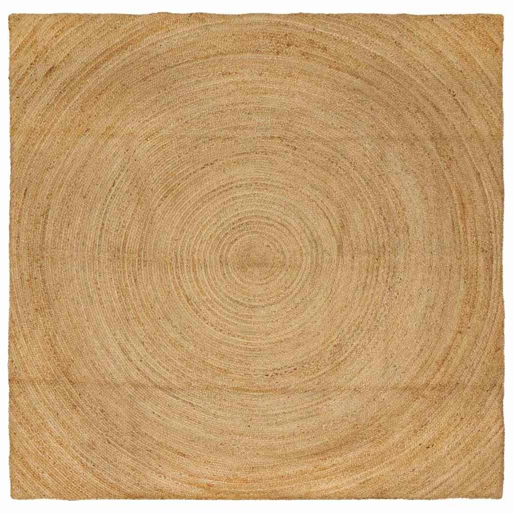 vidaXL Tapis de Surface Naturel 240 x 240 cm Jute