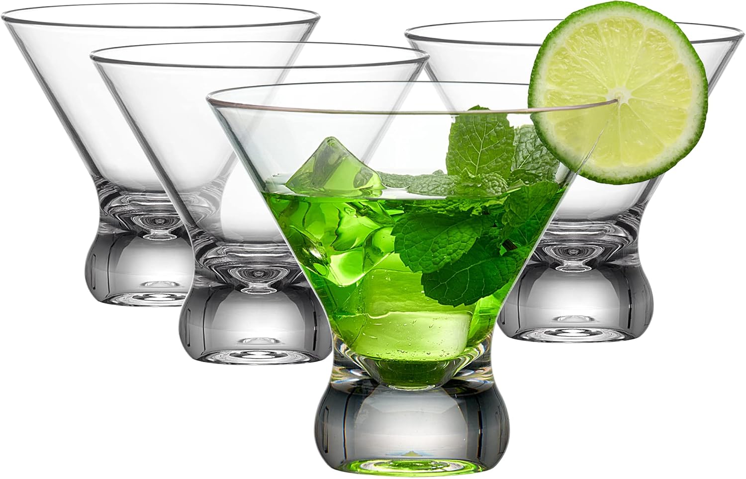 Amazing Abby Olivia 10Ounce Plastic Stemless Martini