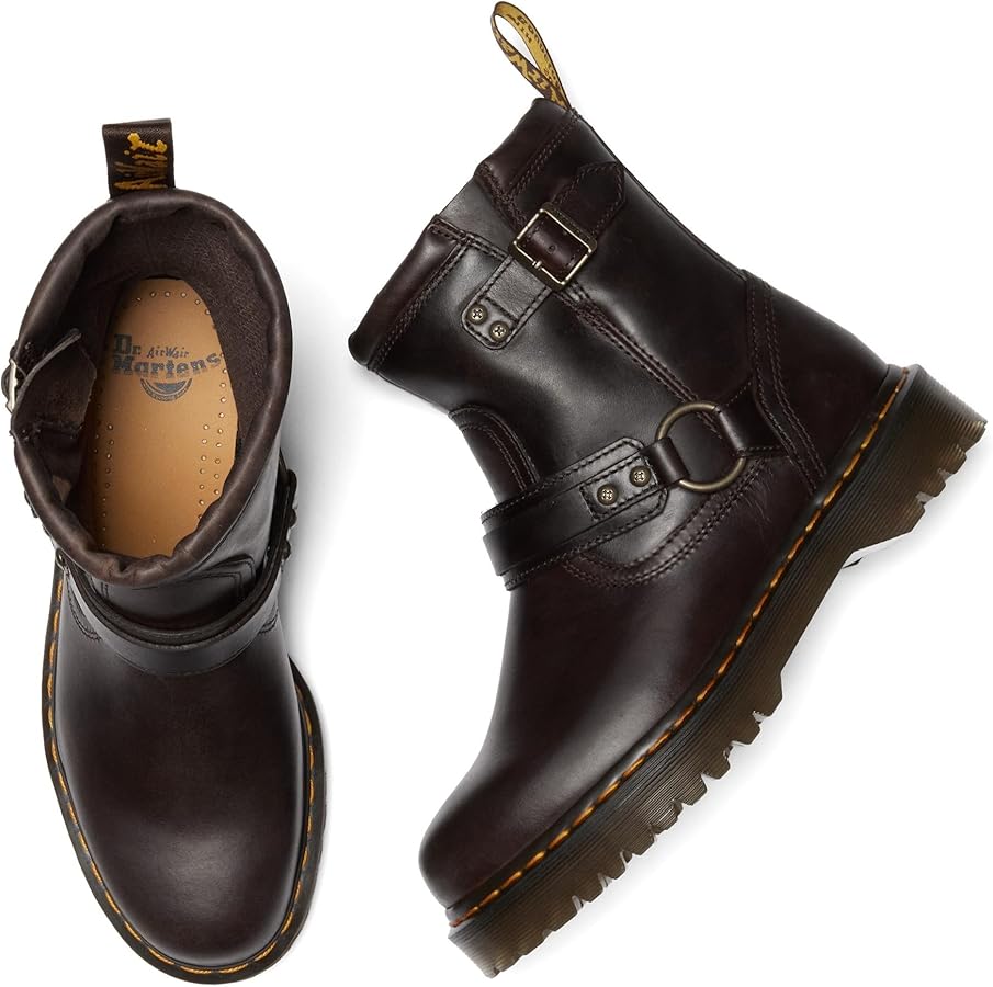 Amazon.com: Dr. Martens, Unisex, Anistone Harness, Dark Brown