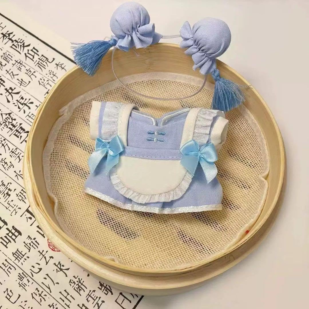 【オーダー受付中】チャイナ服 10cmにじぱぺっとサイズ 2M-638【10cm】 どうぶつチャイナロンパース | Little Closet