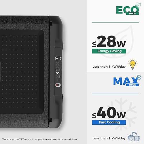 Miniatura 4 de Setpower - RF25 - Hielera, refrigerador y congelador portátil de automóvil de 12 V, 27 cuartos de galón, eléctrica, CC de 1224, para vehículos SUV,