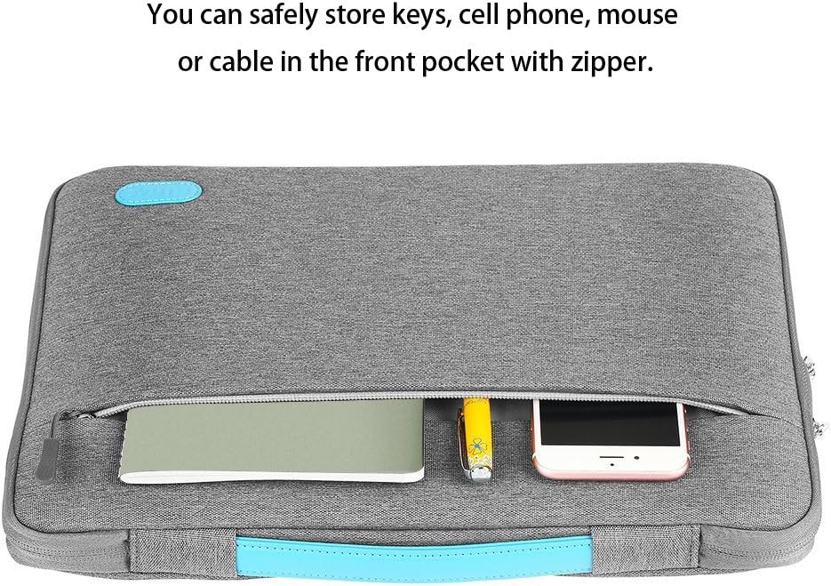 Laptop Case Bag 13 Inch 13.3 Inch MacBook Pro Retina/12,9 Inch iPad Pro, Microsoft Surface Pro 3 / 4, Sleeve Cover Protective Bag Protector for 13 - 13.3 Inch Ultrabook Notebook Carrying Case handbag, splash-proof, Grey / Blue