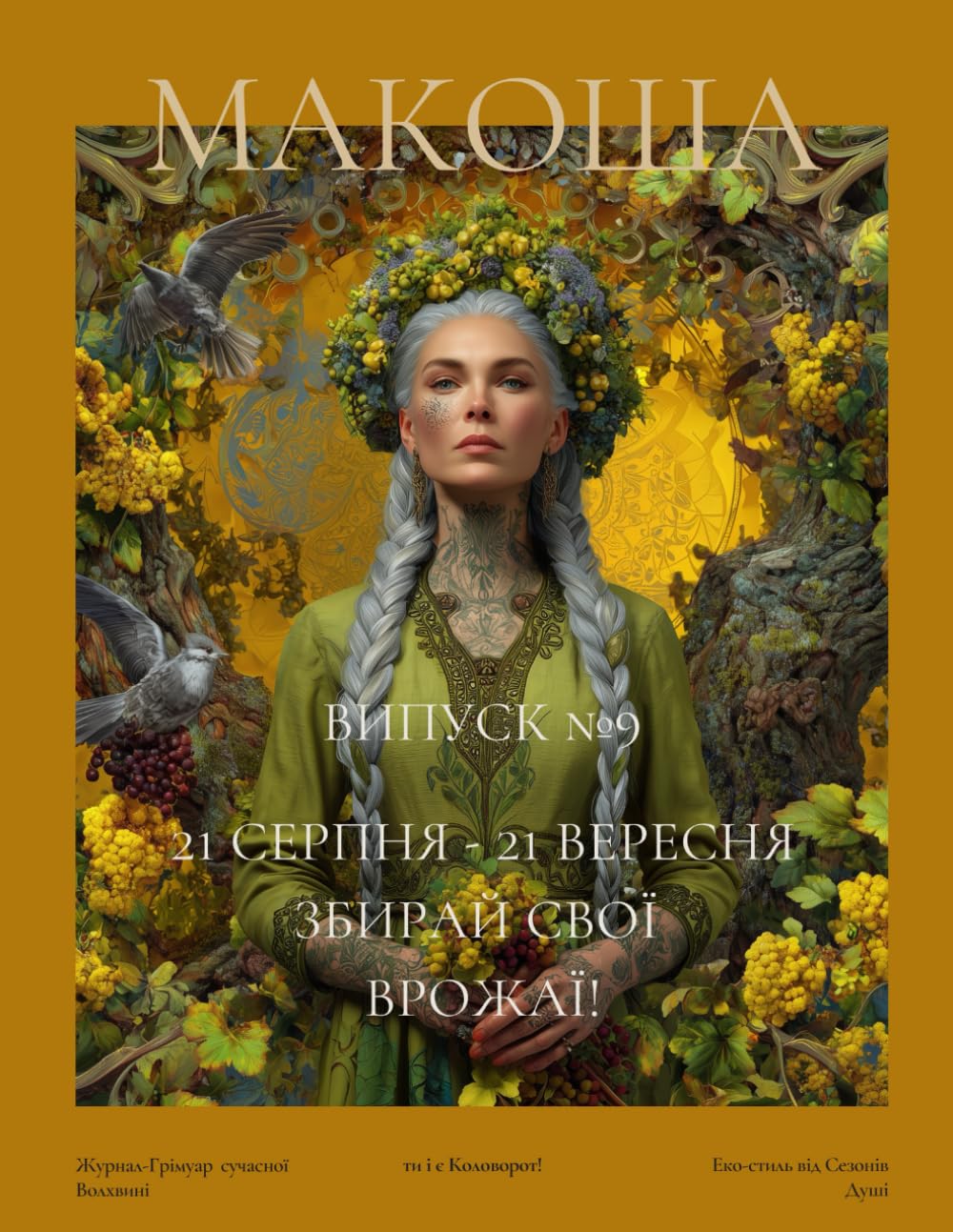 "Макоша". Грімуар Сучасної Волхвині. Вересень 2025: Makosha. Grimoire of Modern Witch. Issue 9. September 2025      Paperback – August 16, 2025