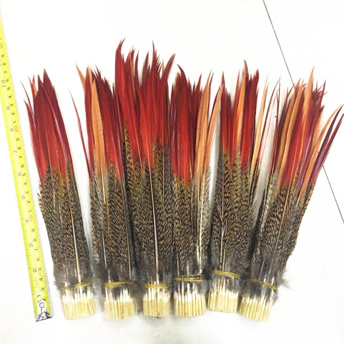 Venta Al Por Mayor De Plumas De Faisán Natural Con Cuello De Anillo Para Manualidad, Plumas De 10-75cm, Accorios De Decoración Para Fitas, Bodas Y Carnaval - AliExprs 15