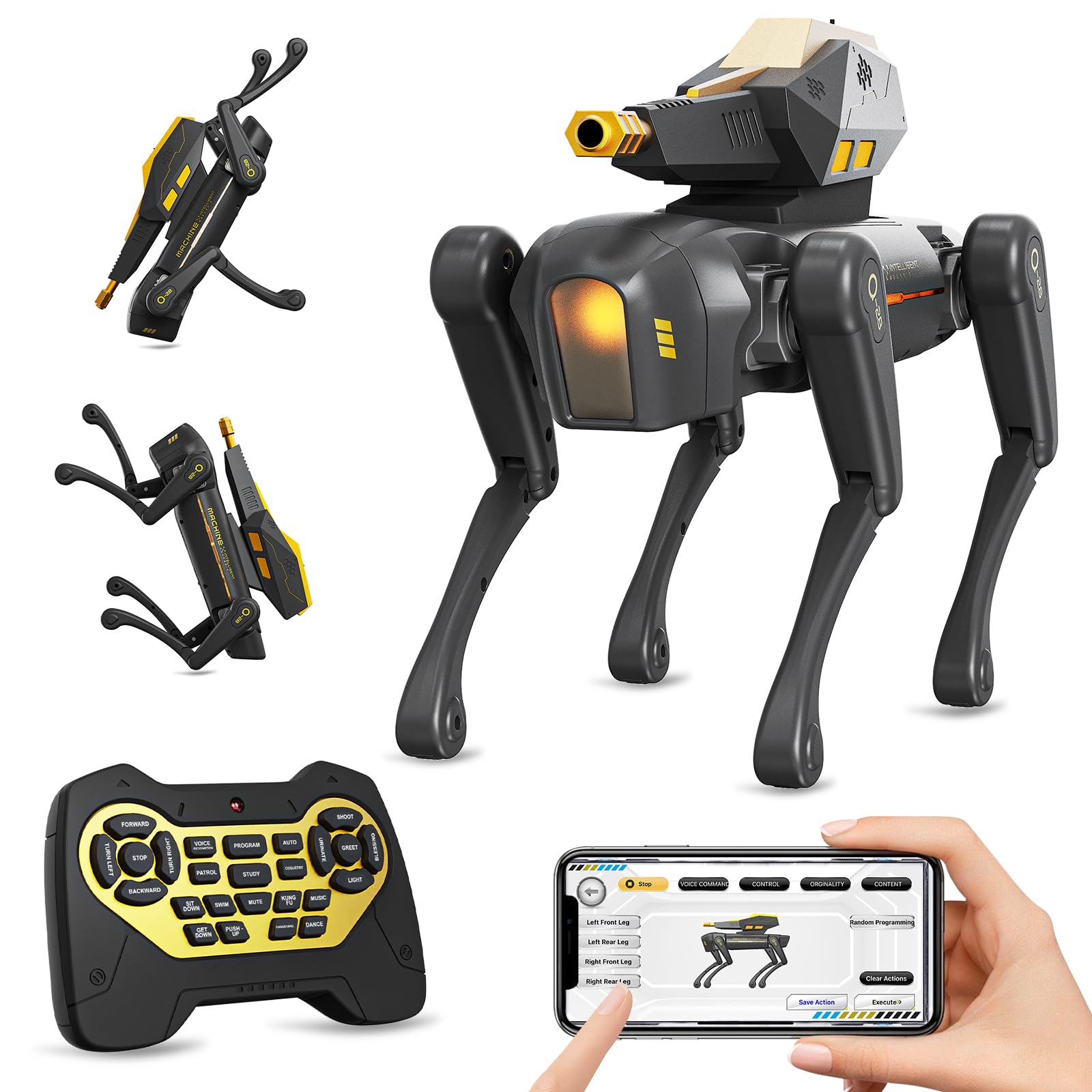 Amazon.com: cxjoigxi Smart Robot Dog, Interactive STEM Toys