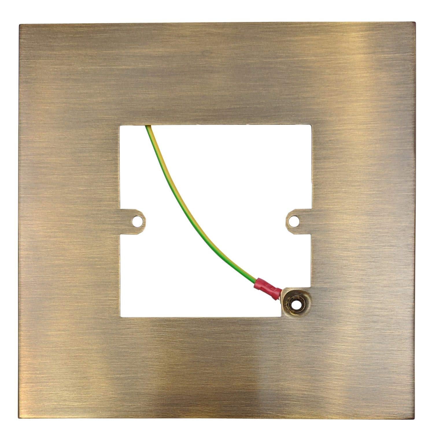 G&H Brassware Bronze G&H 809Ab Antique Finger Plate Surround 152Mm X 152Mm For Single Plate