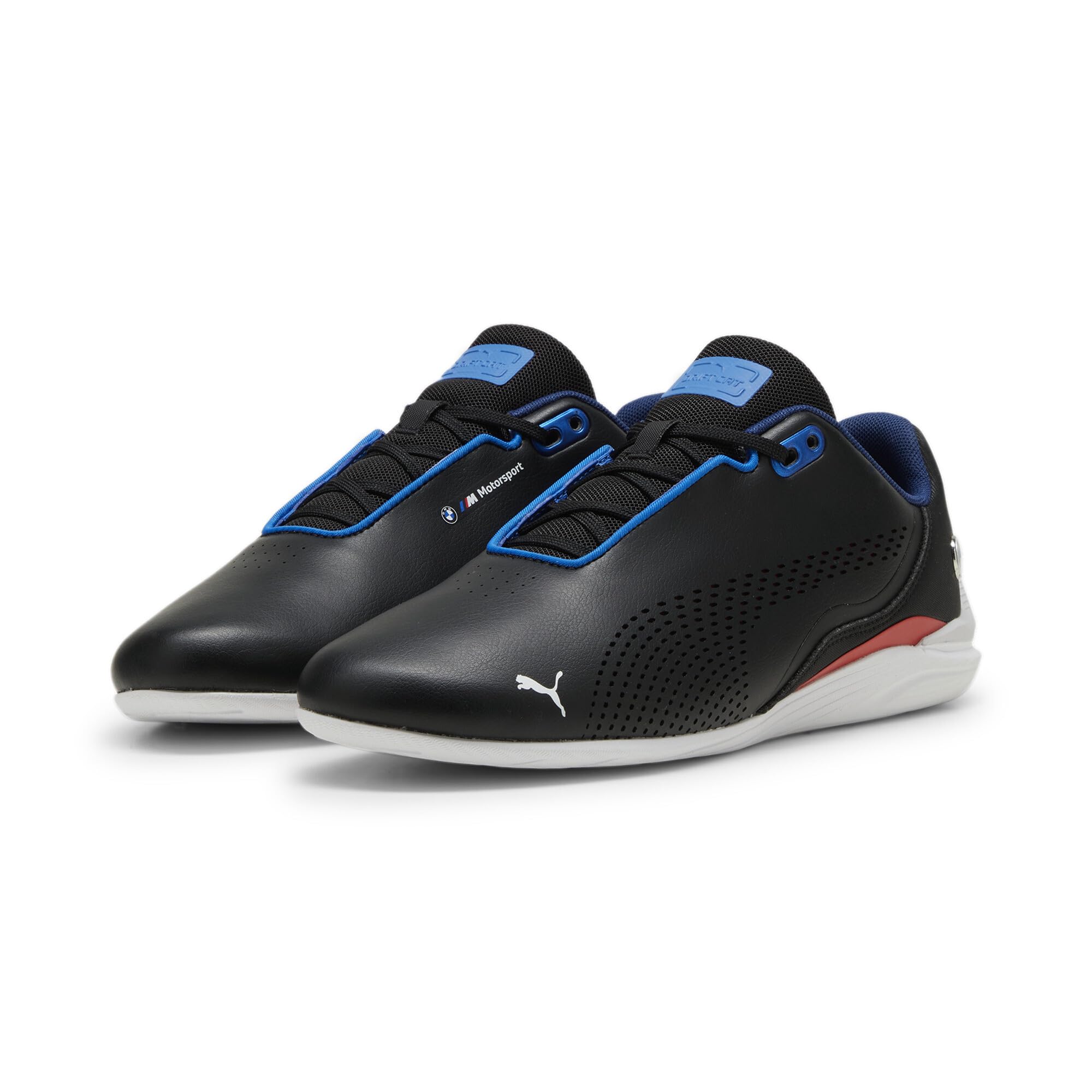 PUMA Zapatillas Unisex BMW MMS Drift Cat DecimaSneaker, Puma Negro Pro Azul Pop Rojo, 45 EU