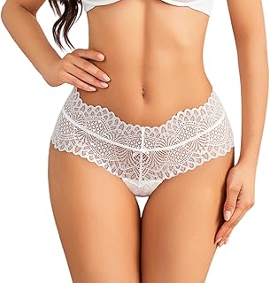Womens Underwear Lace Panties for Women Hipster Sexy Briefs Low Waist Thong Ladies Underpants 1 or 3 Pack S-XXL