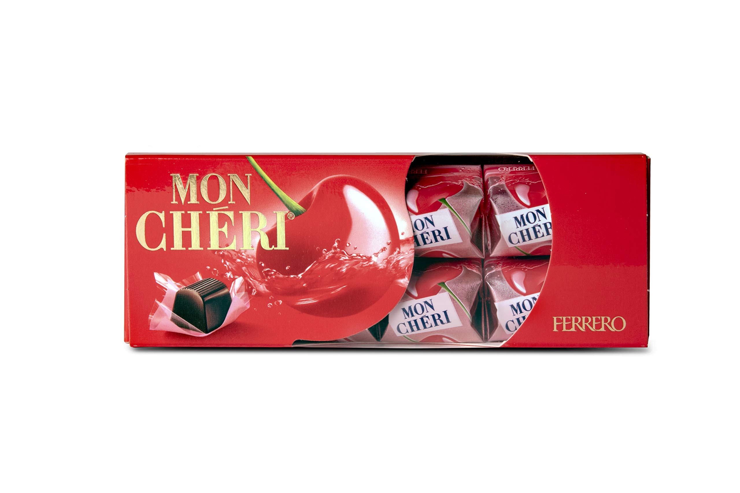 Bonbons chocolat cerise liqueur MON CHÉRI la boite de 16 - 168 g