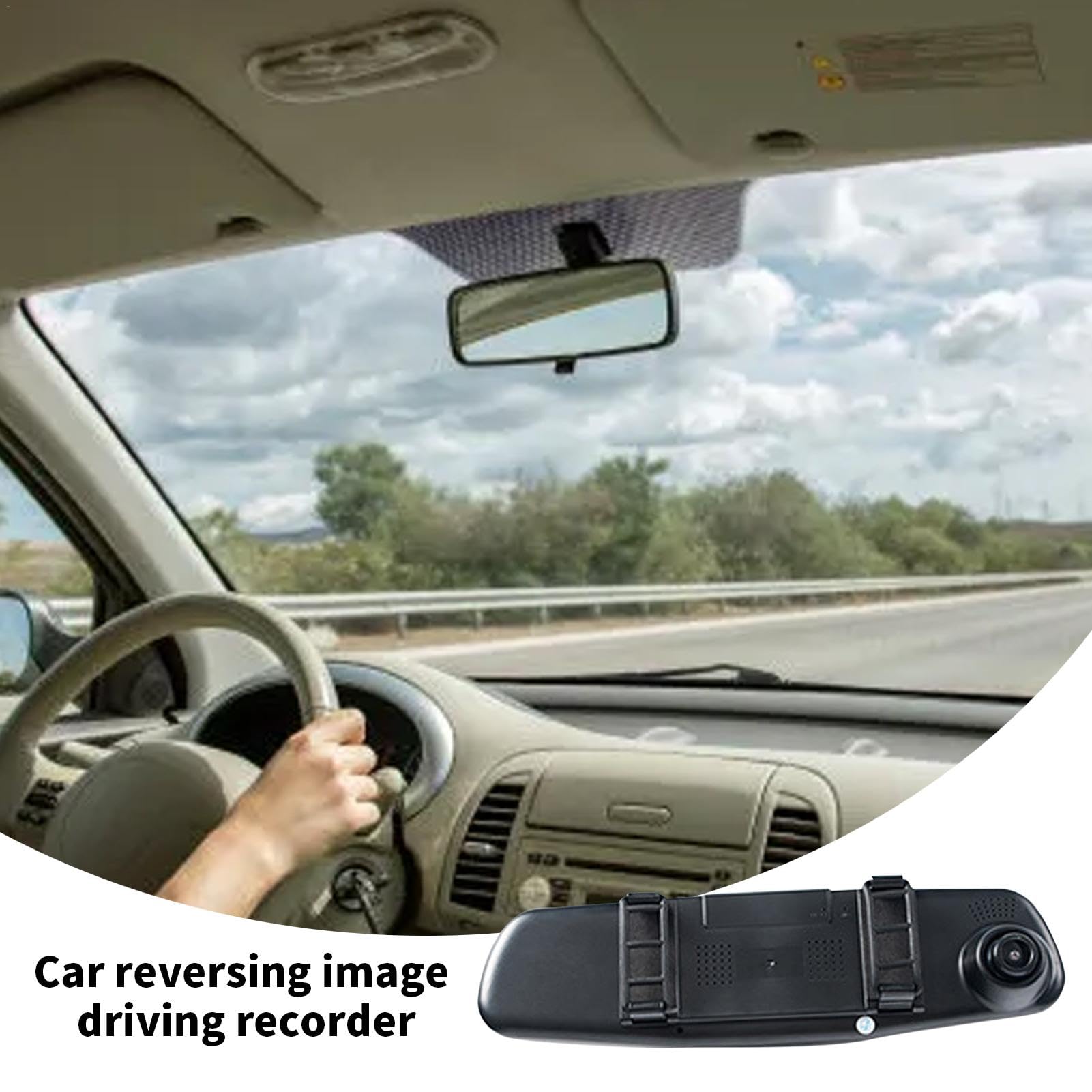 Caméra De Recul En Verre, Caméra De Recul En Verre | Verre De Rétroviseur Intelligent Haute Définition | Verre De Caméra De Recul Pour Voiture Et Camion, Mode Parch