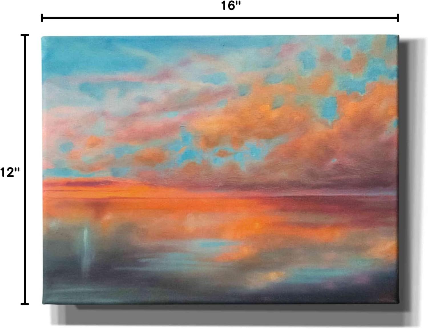 Epic Graffiti 'As Above, So Below' by Marabeth Quin Canvas Wall Art, 16"x12"