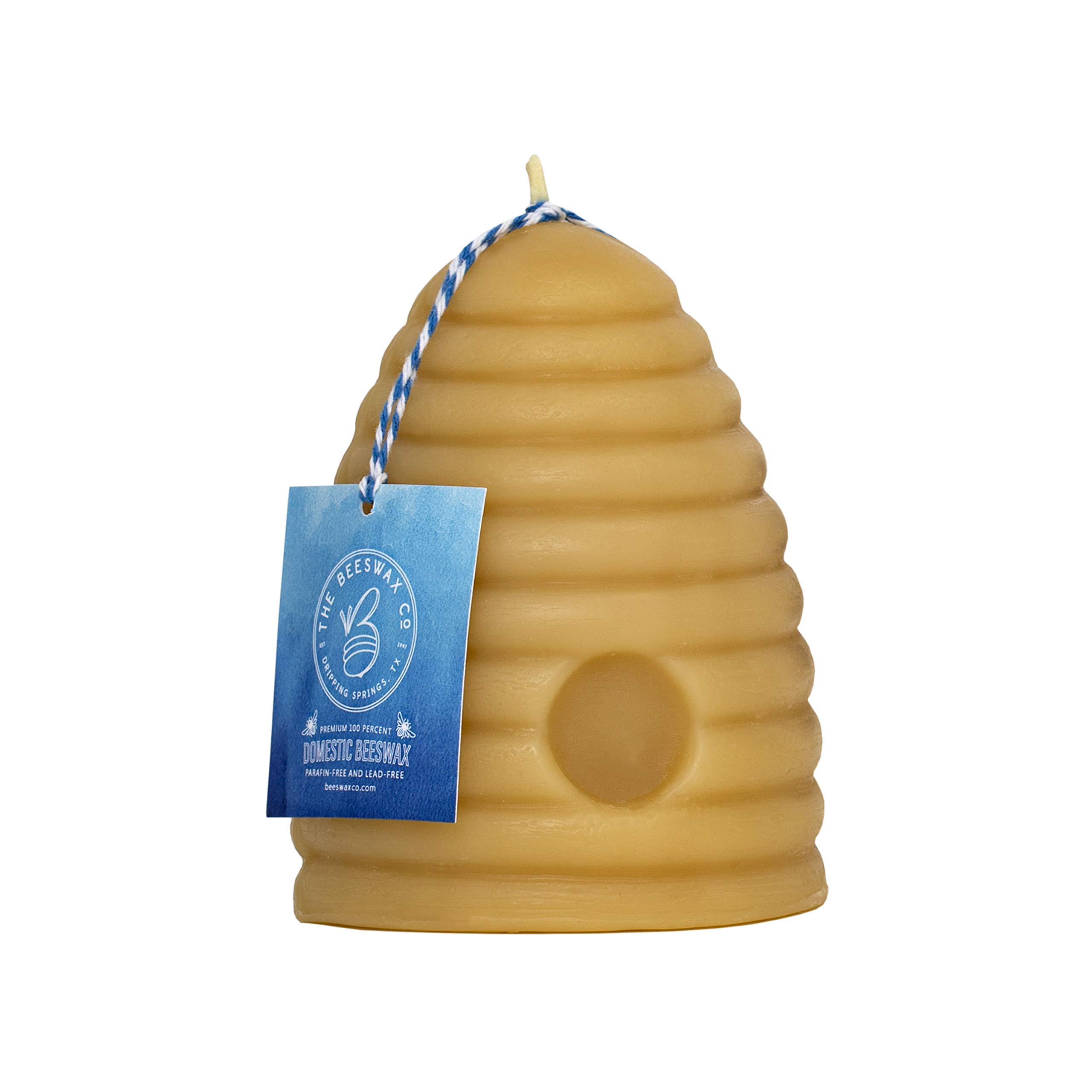 BThe eeswax Co. eehive Candle 100% Pure Natural Texas eeswax