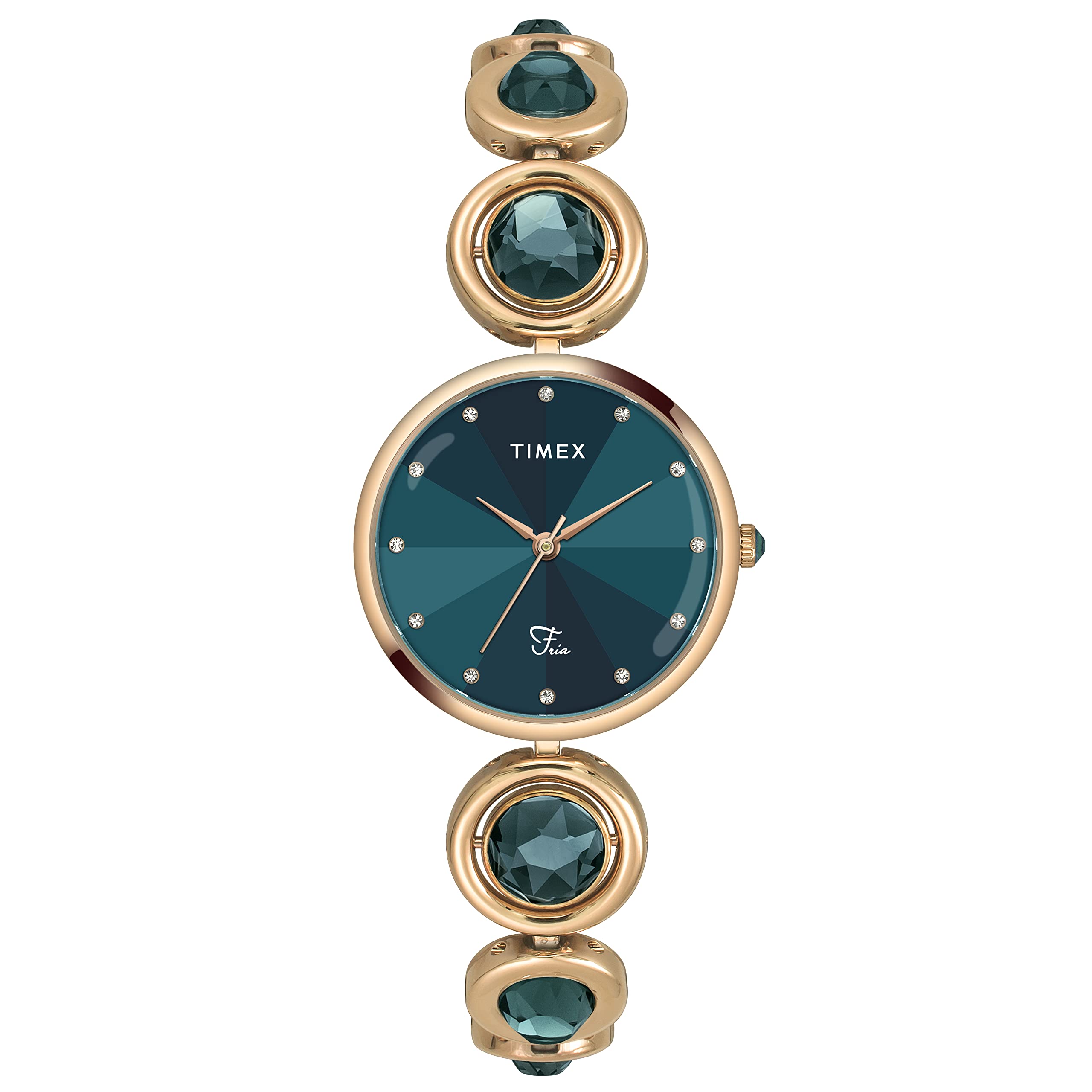 TIMEX Fria Women Teal Round Analog Watch - TWEL16404 (B0BQM1K39S) Amazon Price History, Amazon Price Tracker