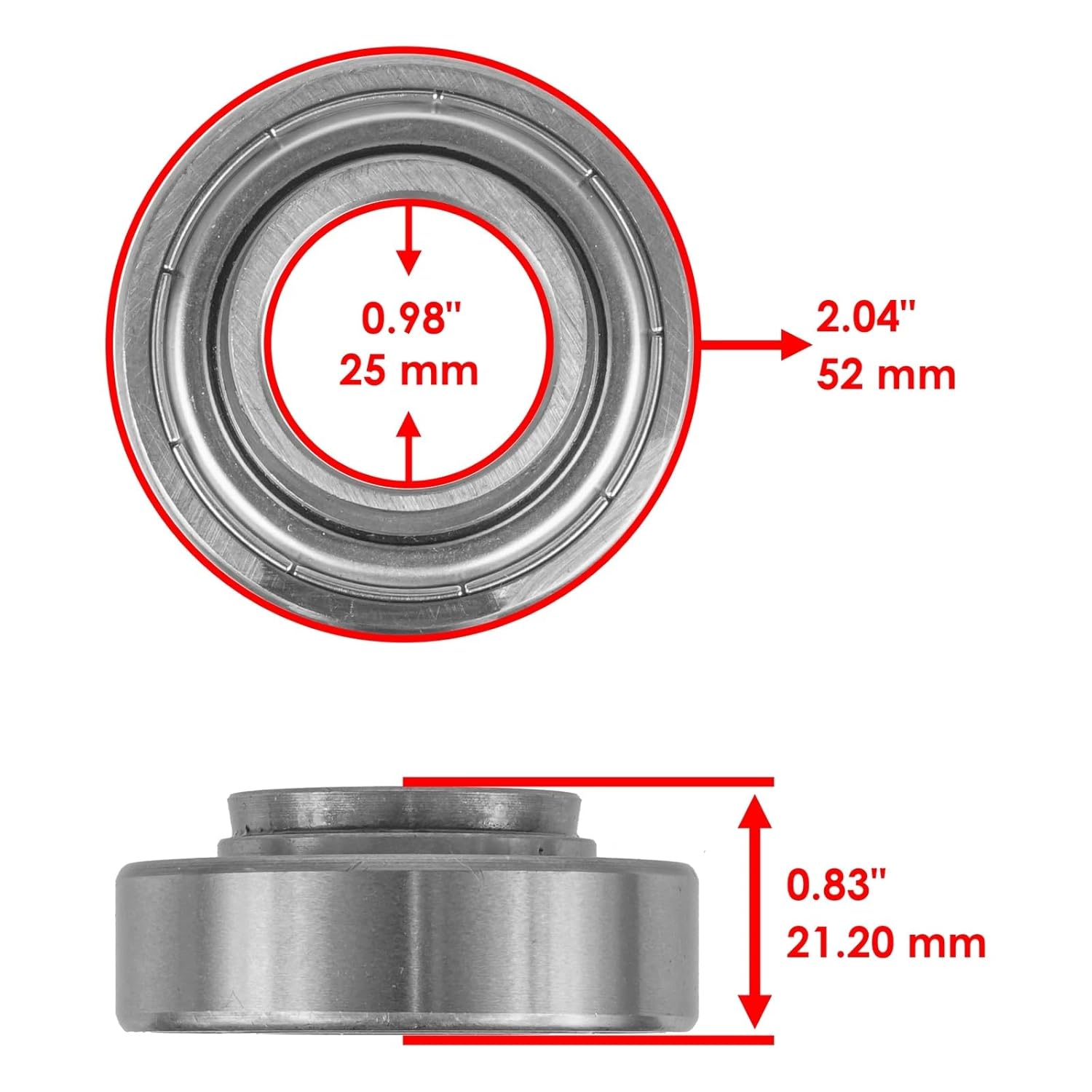 Replacement for Craftsman 2 Spindle Bearing fits 539107406 539102677 539115279 OEM