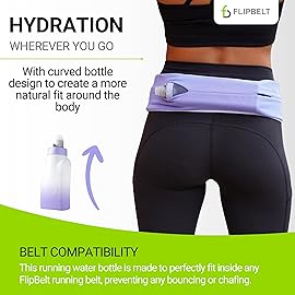 FlipBelt Arc Water Bottle - Periwinkle - 6oz