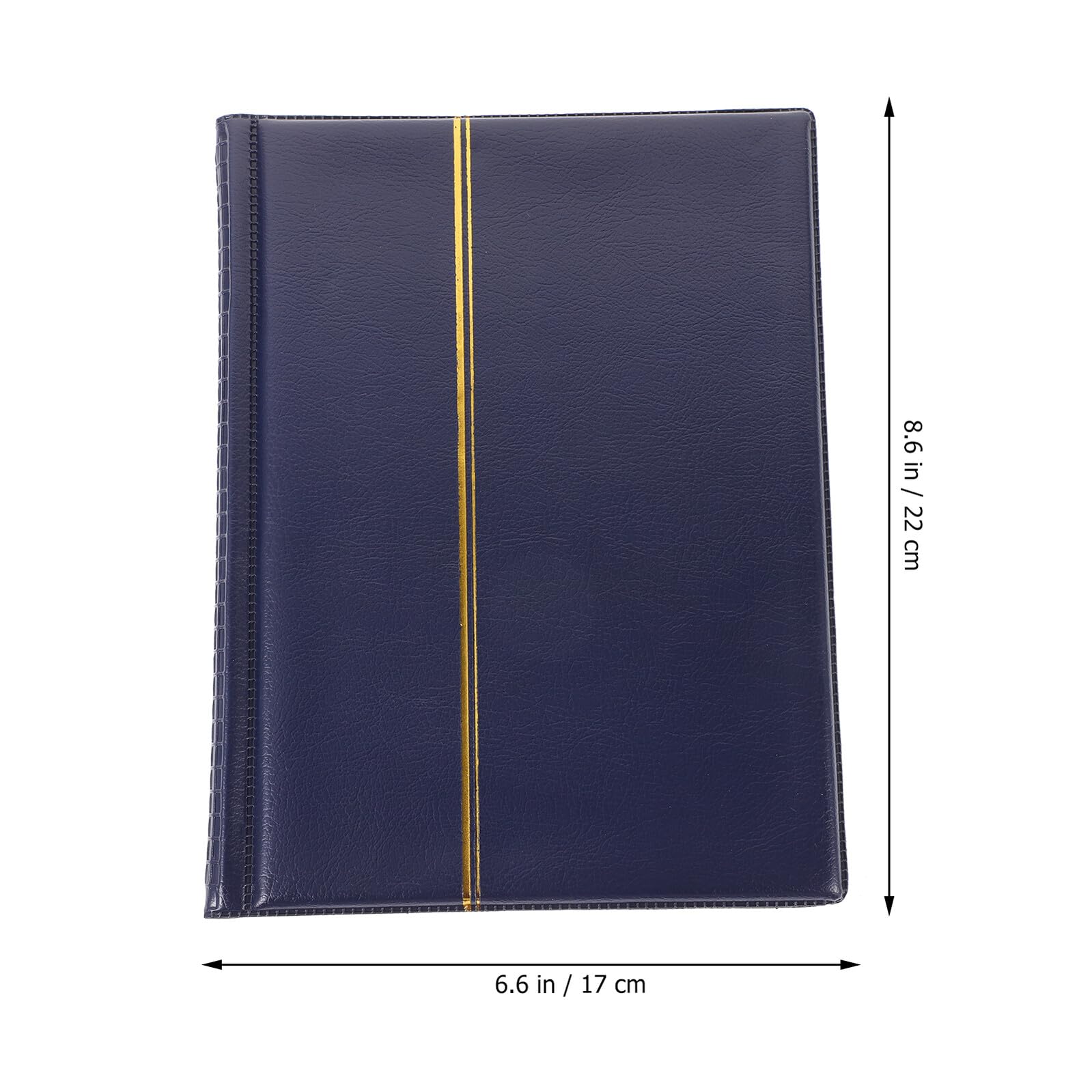 Hemobllo Album per Monete da Collezione in Pu e Organizzatore per Collezione di Monete Libro per Collezionisti Portatile e Robusto per Conservare ed Esporre