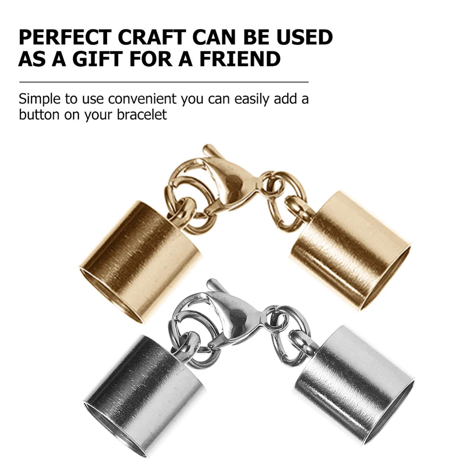 Lot De 10 Fermoirs Mousqueton Couleur Gunmetal 12x7mm - Apprêts