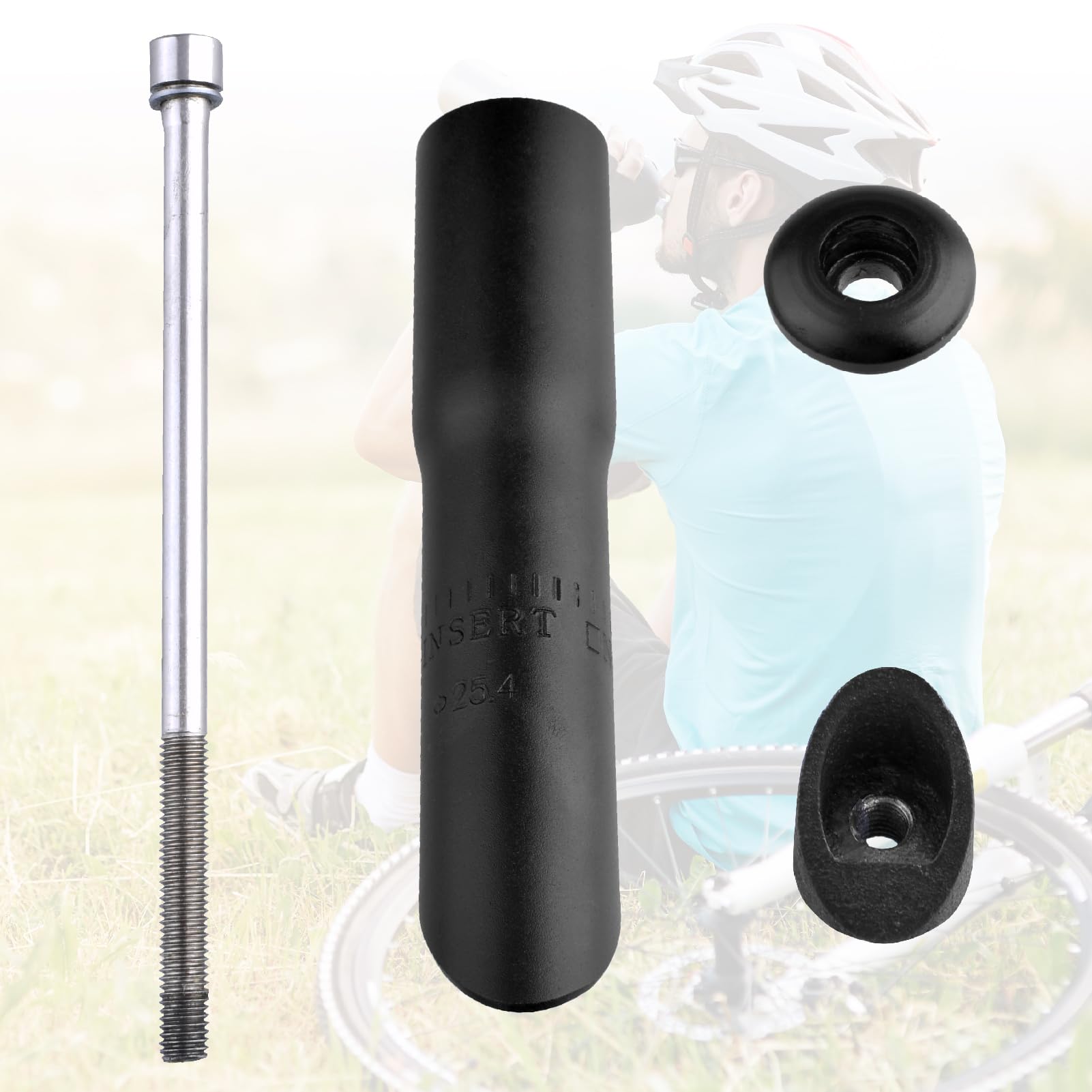 Amazon | YAPJEB 自転車 ステム アダプター エクステンダー ハンドル 