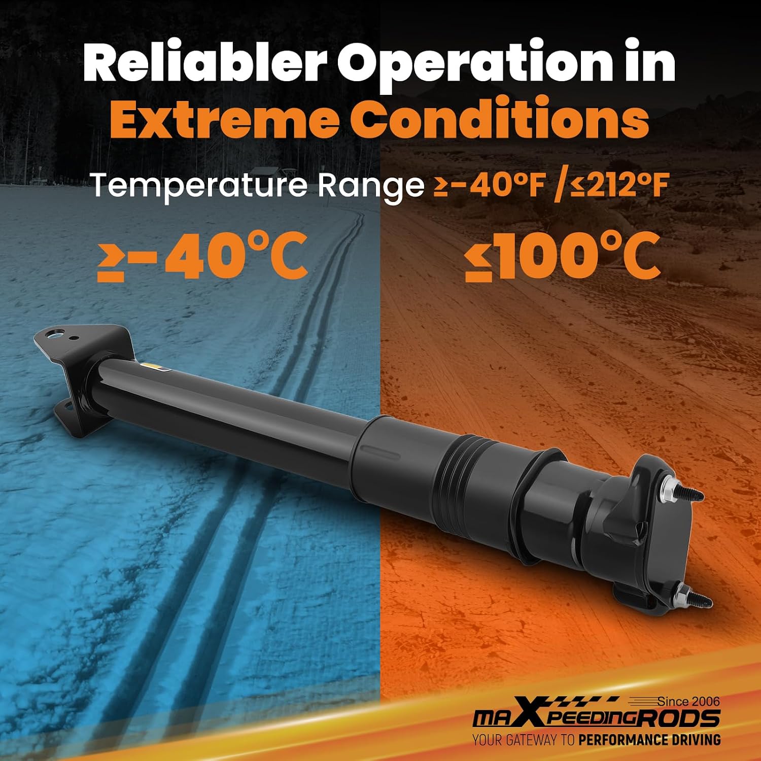 maXpeedingrods Rear Left Right Air Shock Strut for Mercedes-Benz GL320 GL350 GL450 GL550 2006-2012, ML350 ML450 ML500 ML550 2005-2011 w/o ADS, 1643202231 1643202631 1643200631