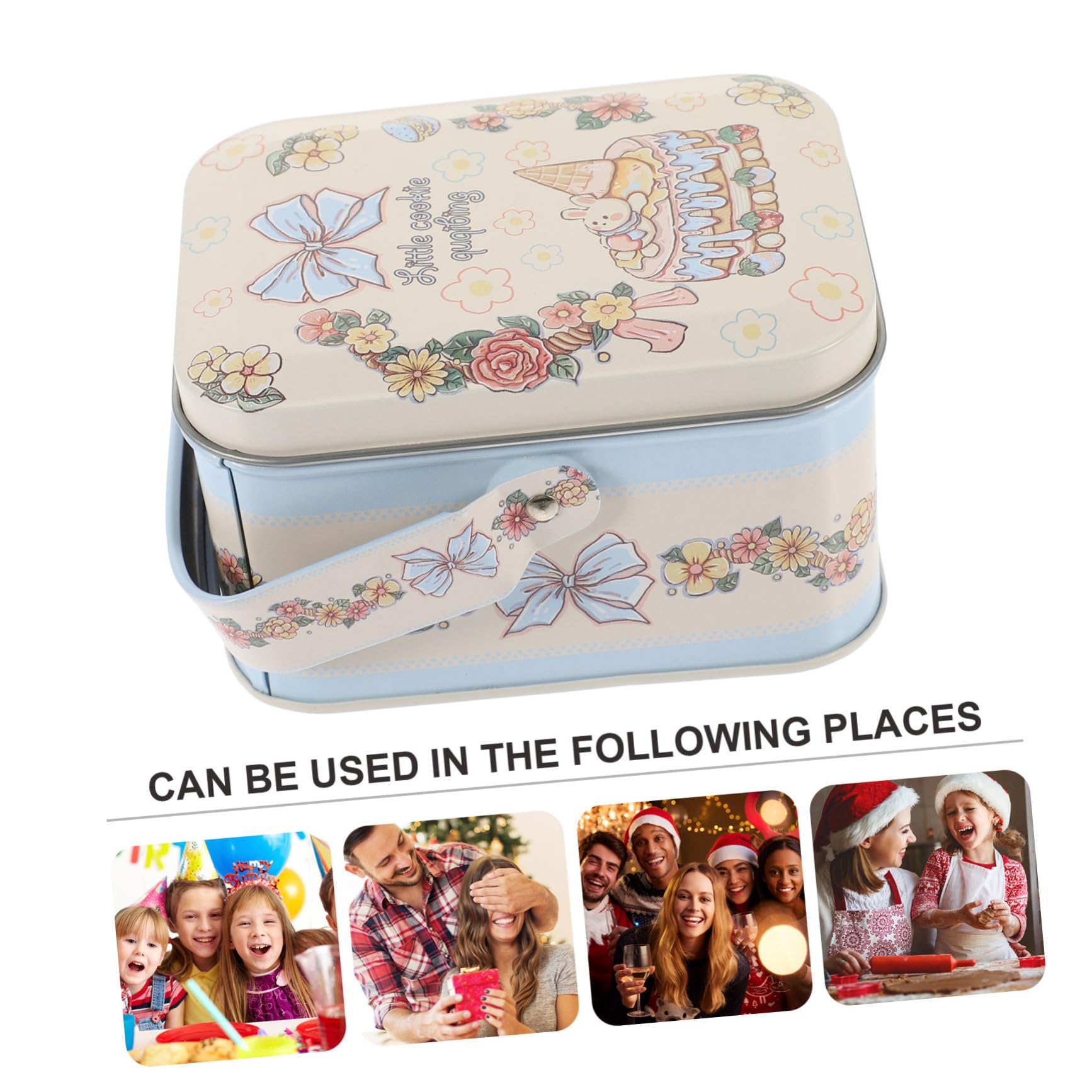 Amazon.co.jp: SHOWERORO ブリキボックス クッキー缶 キャンディ容器