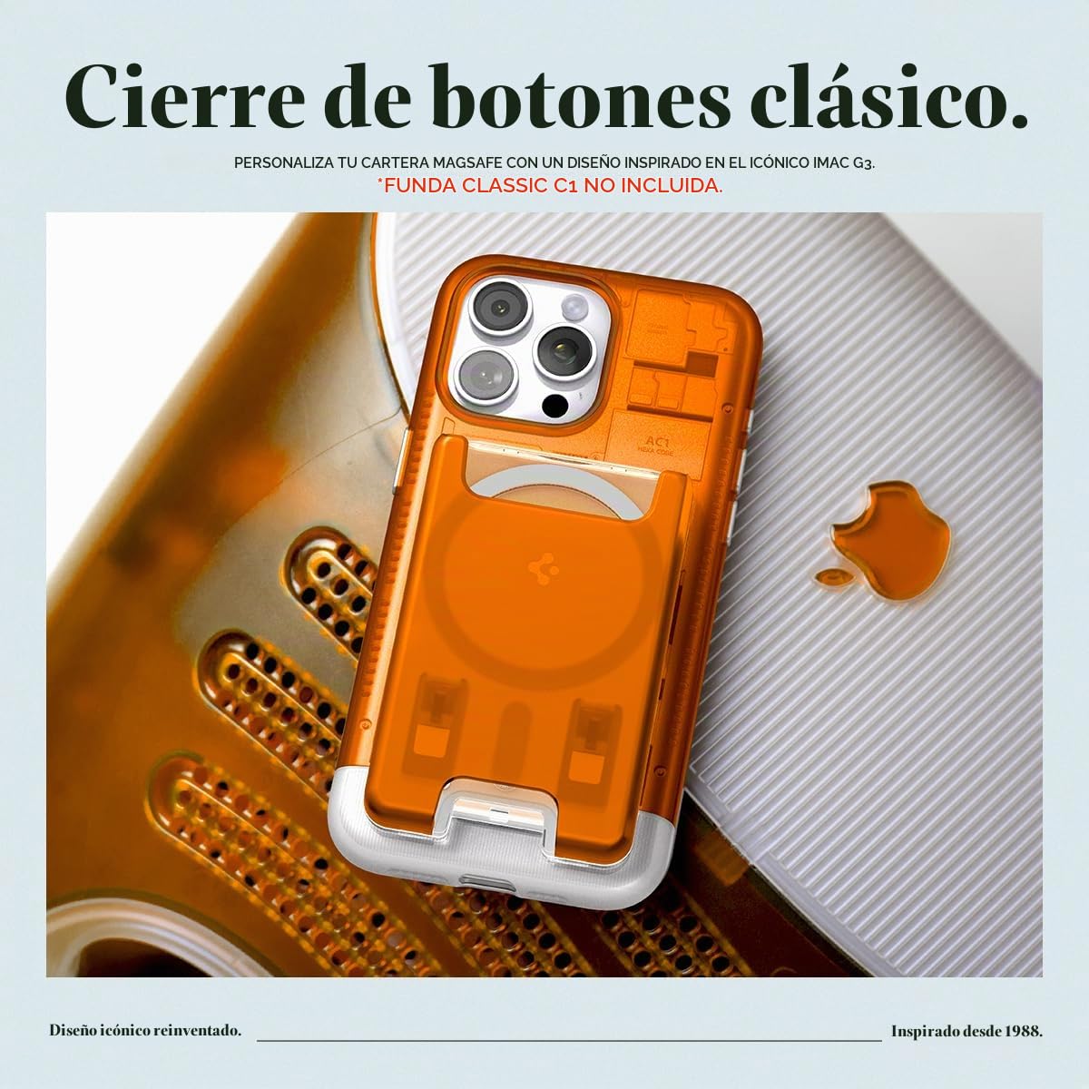 Spigen C-One Pack - Funda MagSafe & Cartera para iPhone 17 Pro