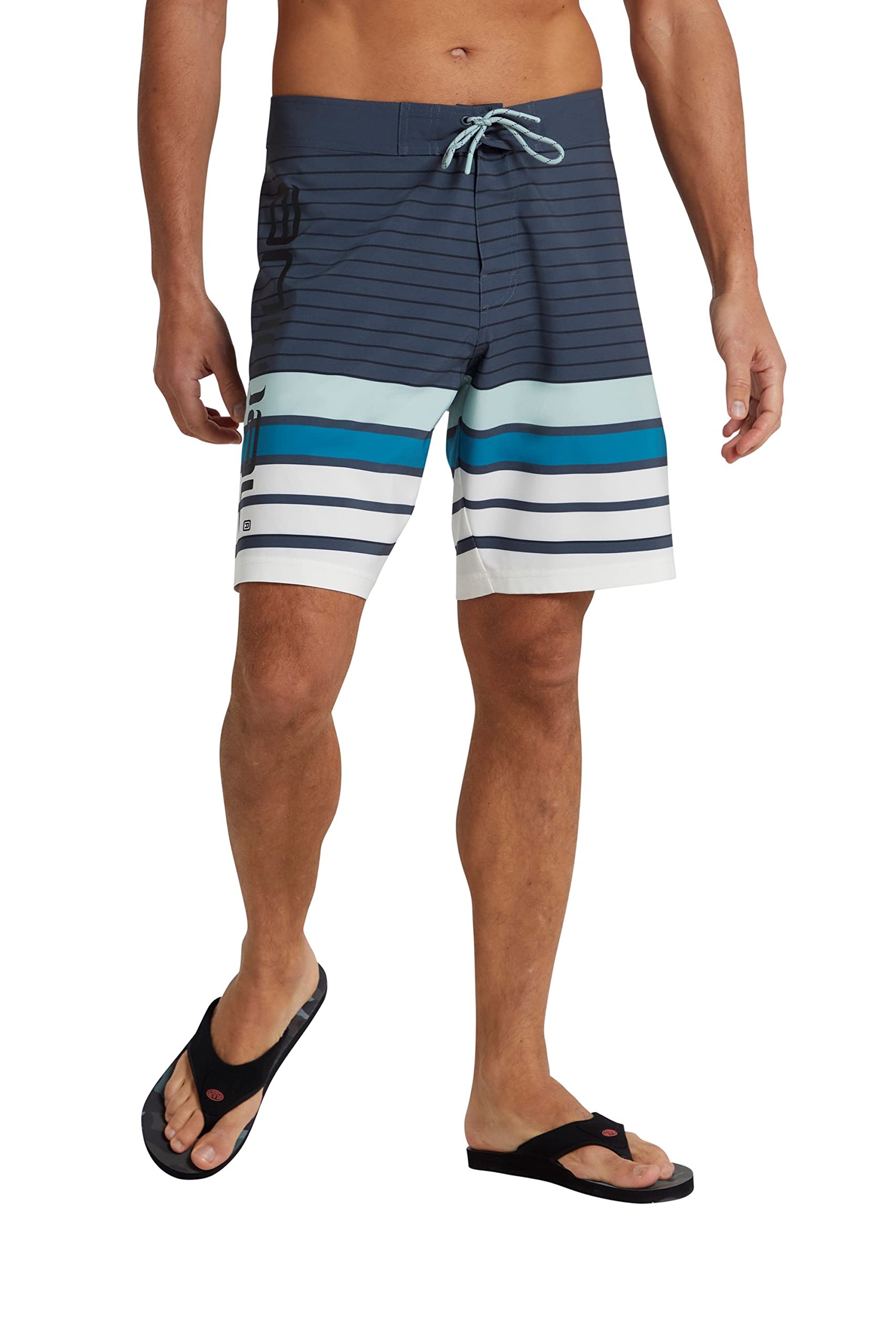AnimalBrett Mens Recycled Boardshorts - Repreve® Our Ocean™, Chlorine & Saltwater Resistant Bottoms with UPF 50+ - Best for Summer Beach & Pool