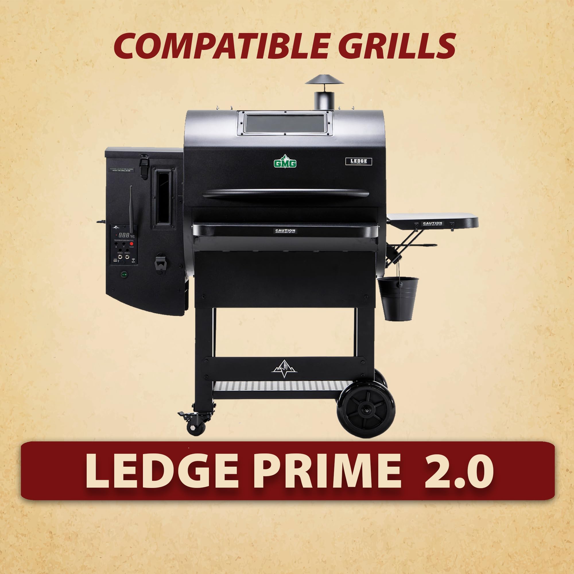 Amazon.com : Green Mountain Grills, GMG-6047 Ledge Prime 2.0