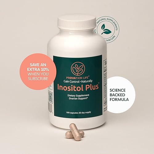 Miniatura 8 de Suplemento Inositol Plus para mujeres  Salud ovárica, equilibrio hormonal, fertilidad, ovulación  Mio-inositol D-Chiro 401 y 12 ingredientes