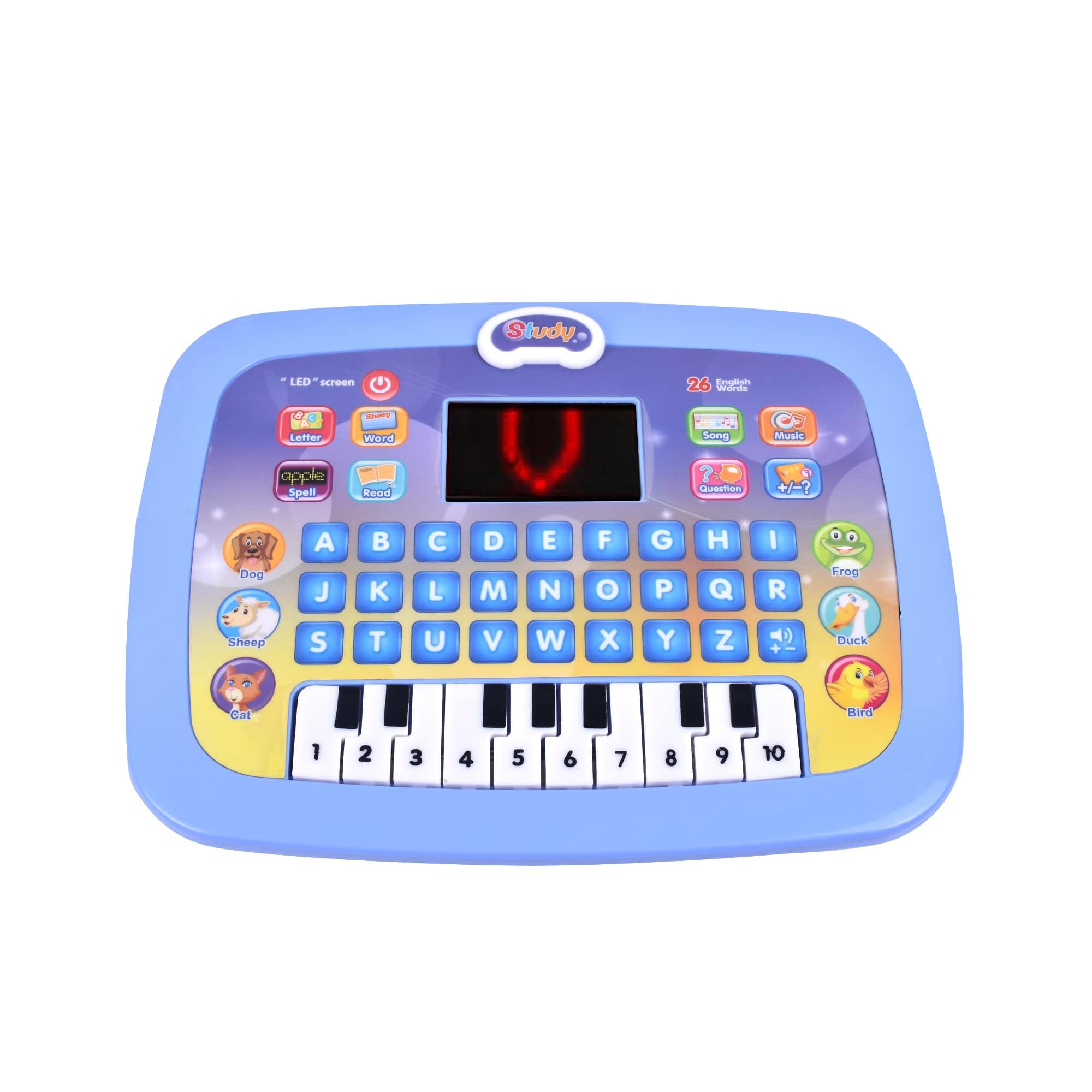 See full amazon price history chart for Happy Play 10 in 1 Electronic Educational Computer, with LED Screen and Piano Musical Toy for Kids Above 3 Years, 10 Fun Activity Learning Laptop with Animal Voices, Alphabet, Numbers, Words, Spelling Happy Play 10 in 1 Electronic Educational Computer, with LED Screen and Piano Musical Toy for Kids Above 3 Years, 10 Fun Activity Learning Laptop with Animal Voices, Alphabet, Numbers, Words, Spelling (B0DDTVLKSP) Amazon Price History, Amazon Price Tracker