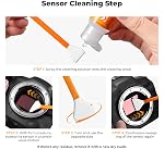 K&F CONCEPT 25-in-1 Kit de nettoyage d'objectifs pour caméra avec 16mm Swab*6, 60+20ml Nettoyage liquide, étui de stockage, stylo à lentilles, brosse, Air Blowing, tenue de nettoyage*2 pour DSLR Capteurs de filtre d'objectif pour caméra