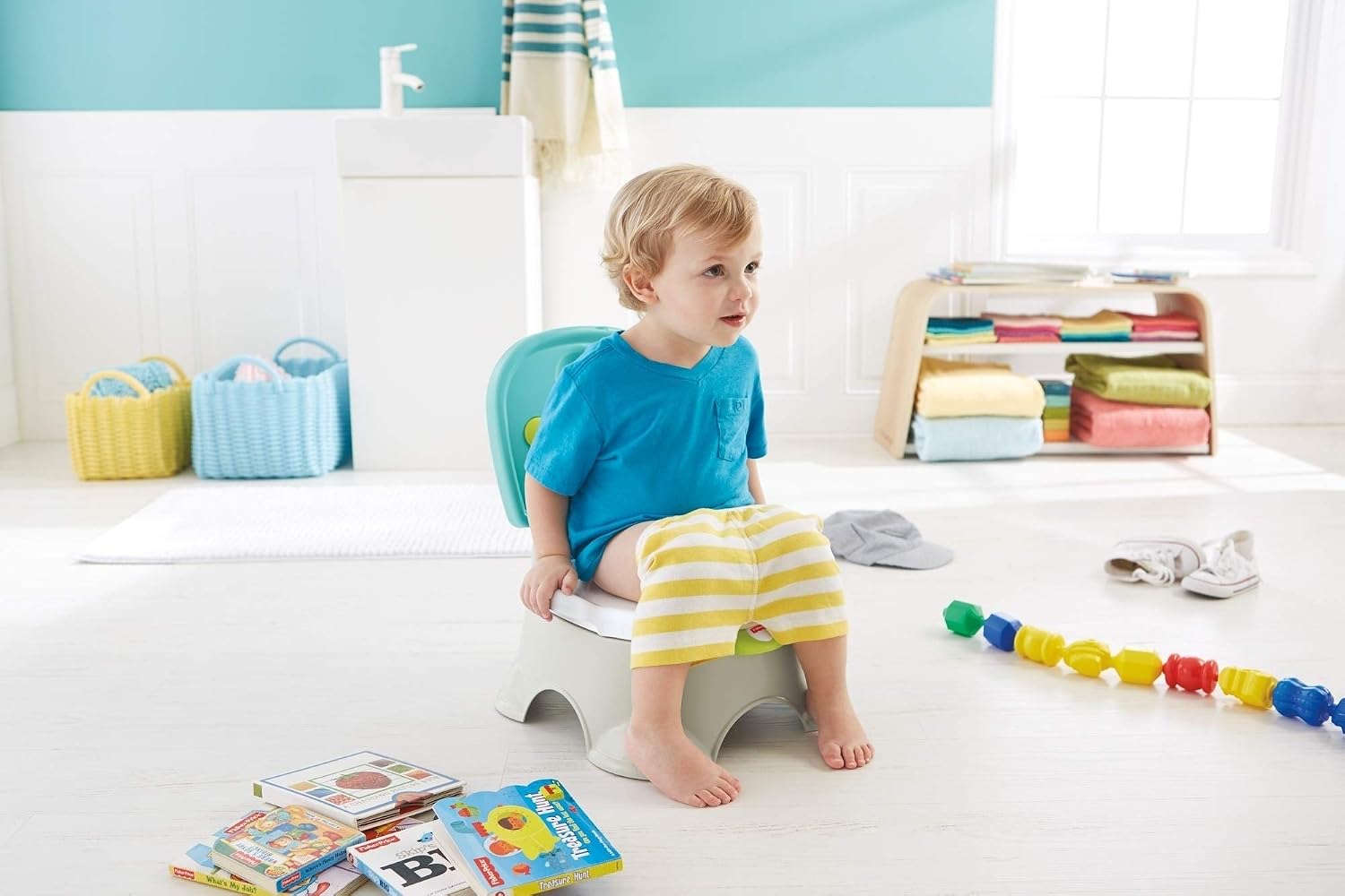 Fisher-Price Stepstool Potty, Royal