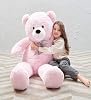 Special Gift for Lover - 140 cm Plush Teddy Bear with Bow Tie... 140cmBear (PINK)