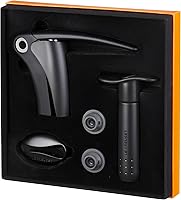 Vista 4 de Le Creuset Set de regalo de herramientas de vino, 5 piezas, negro/gris
