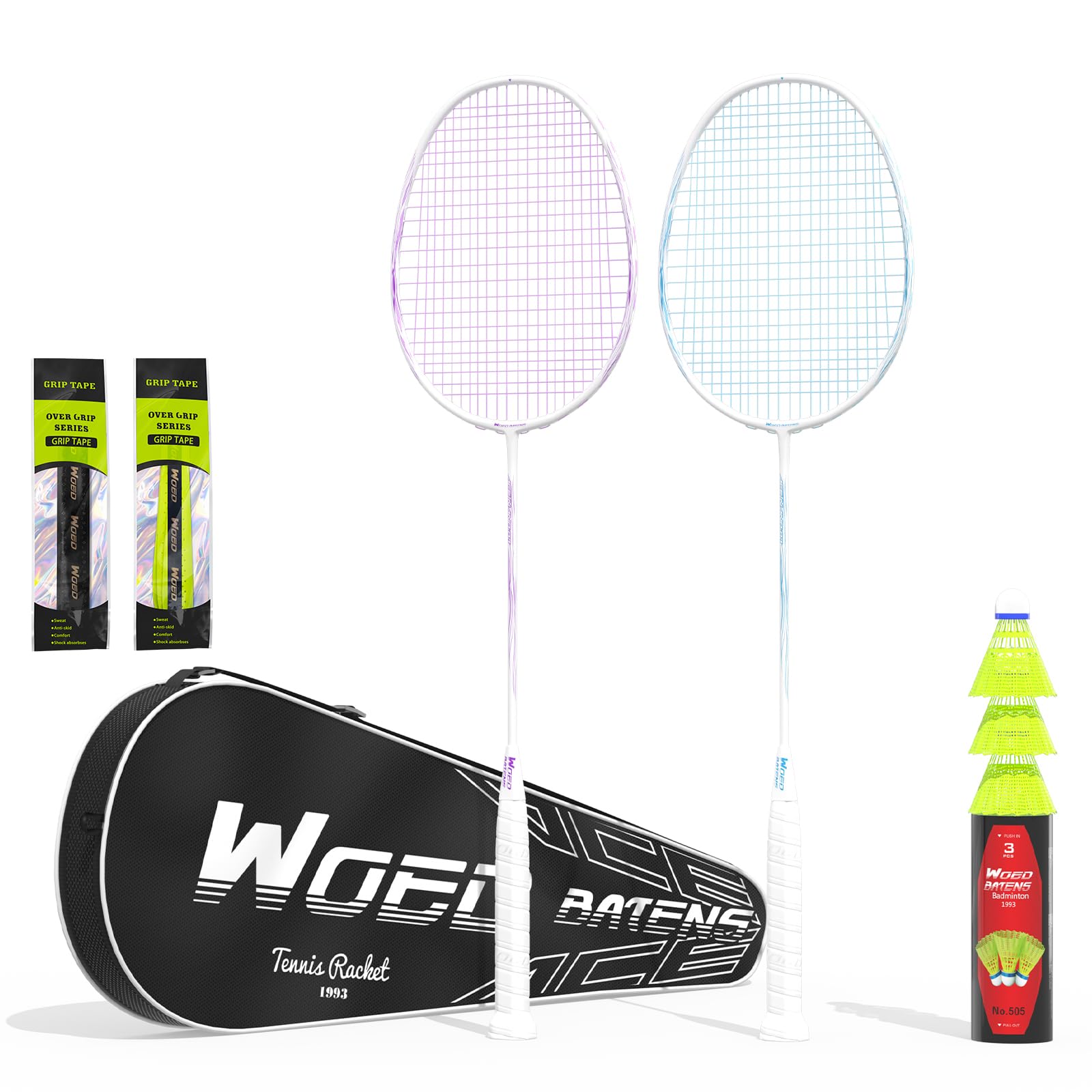 Professional Carbon Fiber Badminton Rackets Badminton Racquet for Backyards Gym
