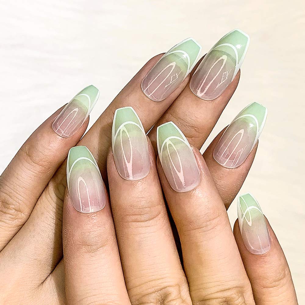 Light Green Ombre Nails Achieve the Perfect Gradient with These Expert