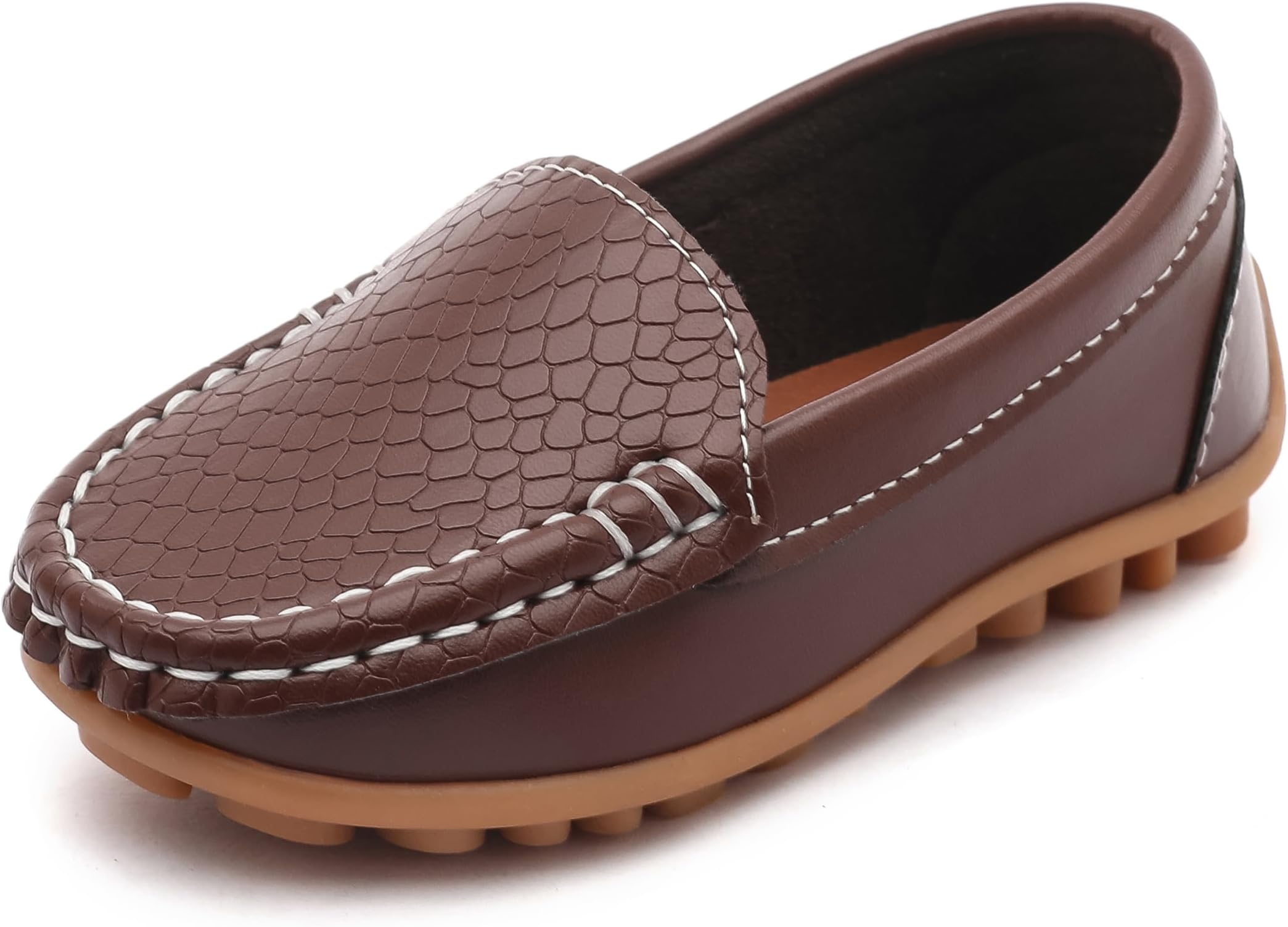 Toddler Little Kid Boys Girls Soft Slip On Loafers Dress Flat Shoes