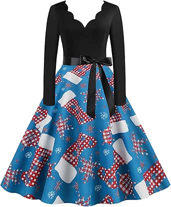 Abito Donna Maniche Lunghe Scollo Rotondo – Tessuto Morbido Viscosa 95% Ed Elastan, Taglie UK 8-26, Stampato O Tinta Unita