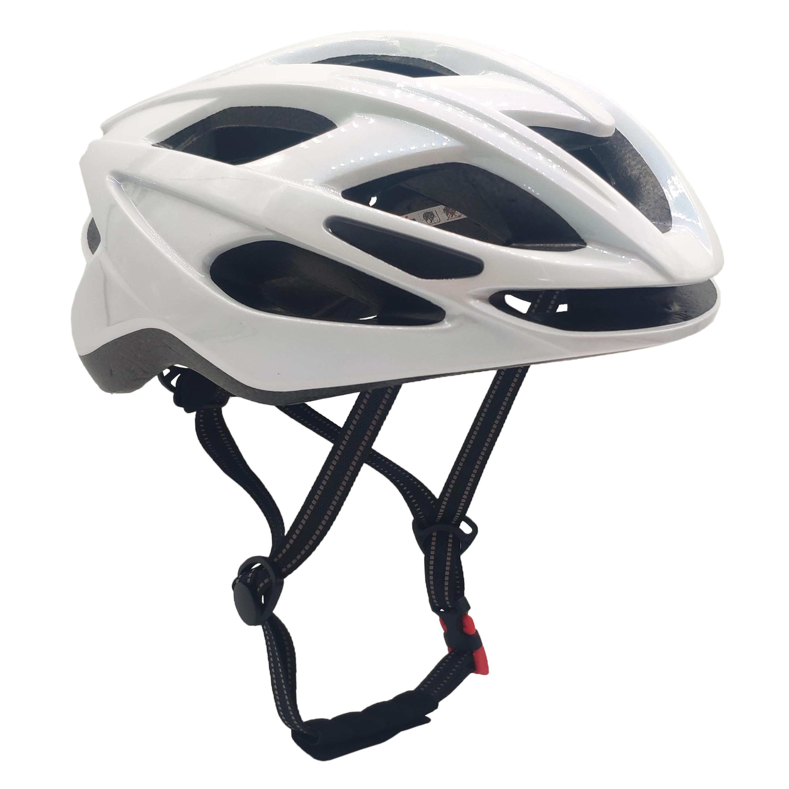 013 adult bike helmet white