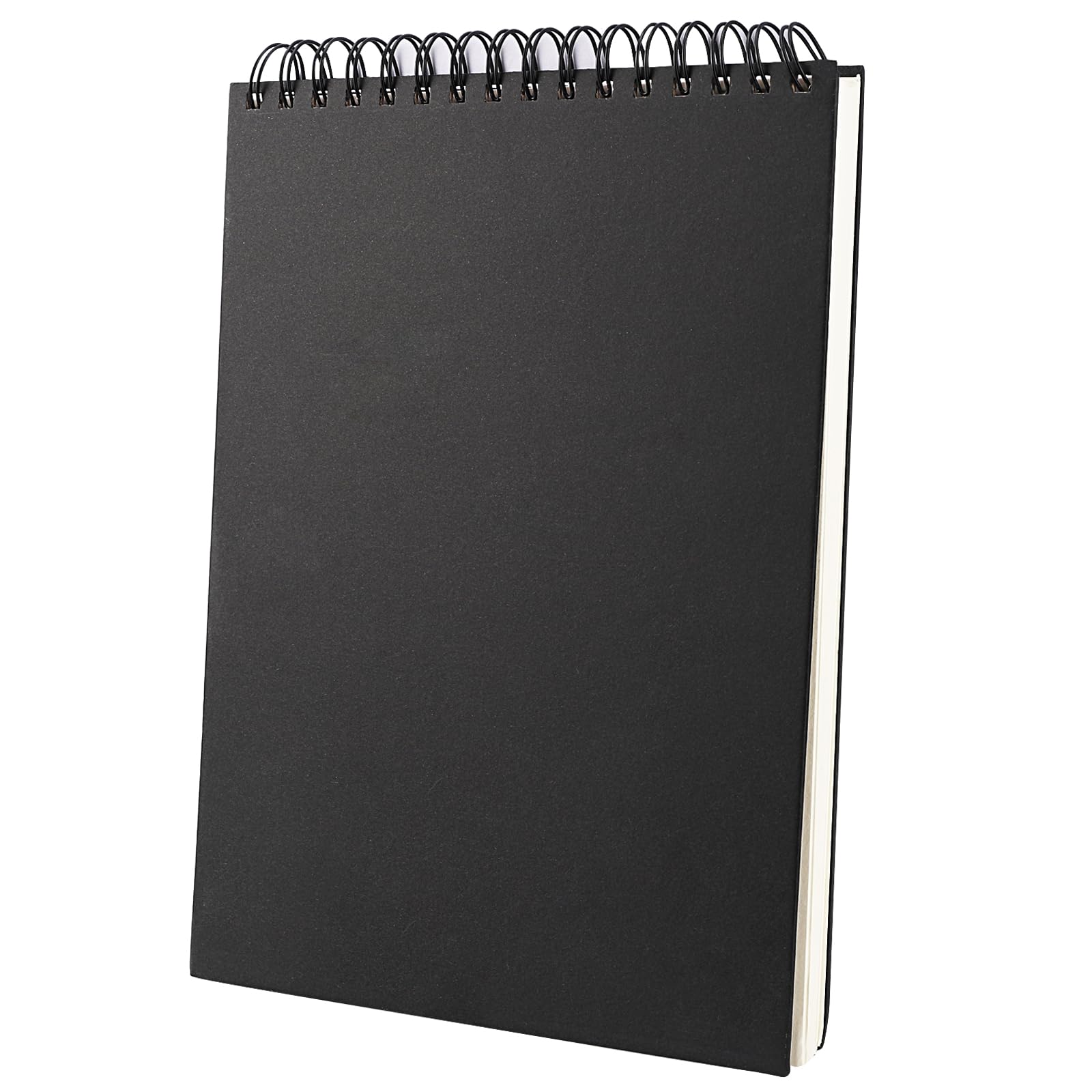 120 Páginas 60 Hojas Cuadernos de Bocetos A4, 160gsm Bloc de Dibujo A4, Cuaderno de Dibujo DIY Libros de Visitas para Escribir Dibujo Adecuado para Lápiz Acuarela Dibujo Escritura Artistas, 01