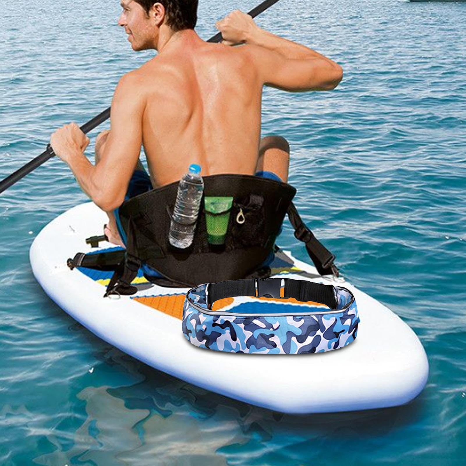 Aufblasbare Schwimmweste | Manueller Aufblasgürtel für Erwachsene | Schneller Auftrieb gegen Ertrinken verstellbar für Kajak Paddleboarding Navigation Schnorcheln