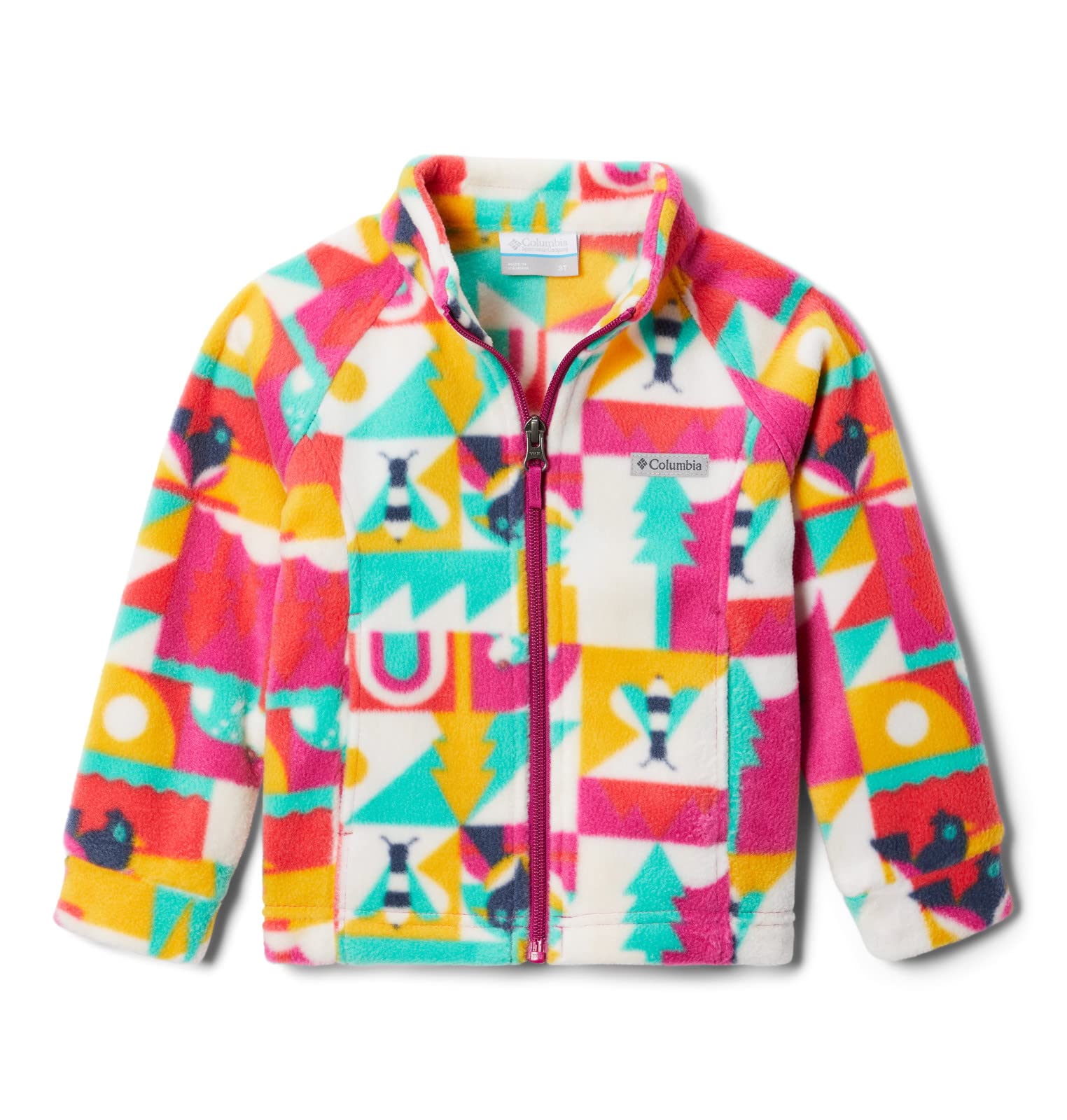 Columbia Youth Girls Benton Springs II Printed Fleece Jacket