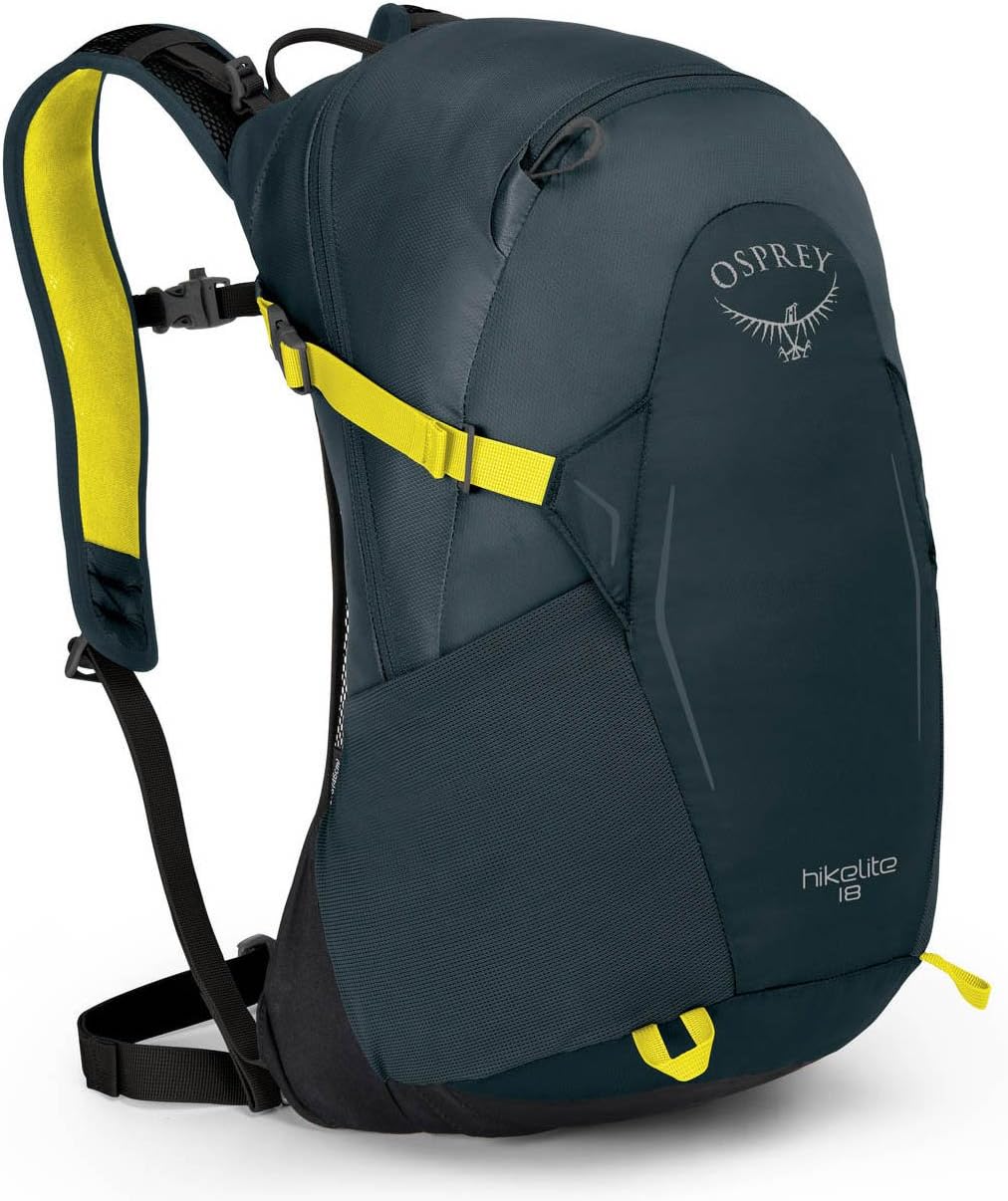 Osprey Hikelite 18L Unisex Hiking Backpack, Shiitake Grey