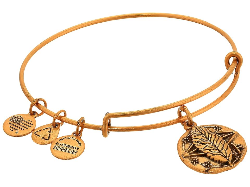 

Alex and Ani Ruler of the Woods - Sacred Gateway Rowan Bangle (Rafaelian Gold) Bracelet