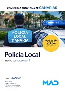 Policía local de canarias.Temario volumen 1.Comu