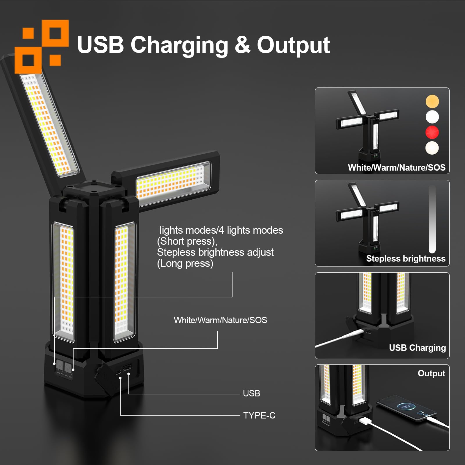 【新品】アルミ製LED投光器8000lm超高輝度USB 充電式三脚IP65防水 Amazon.co.jp: アルミニウム製ケース LED 投光器は 8000lm 超高輝度