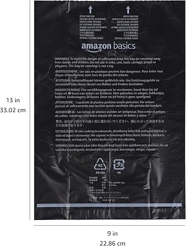 Miniatura 5 de Tienda Basics - Bolsas sin olor para levantar caca de perros con dispensador y clip para correa aditivo estándar y EPI