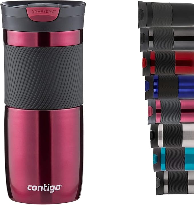 Contigo Byron Snapseal Travel Mug, Stainless Steel Thermal , vacuum