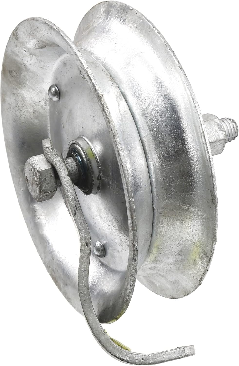 Plum Fittings 7" Steel Pipe Track Roller (Safety) Galvanized for 1 5/8" O.D. Pipe Track