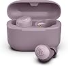 JLab Go Air Pop+ True Wireless Earbuds, In Ear Headphones, Bluetooth Earphones, 35H Playtime Ear Buds, Bluetooth Earbuds with Microphone, USB-C Charging Case, Dual Connect, EQ3 Sound, Mauve